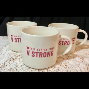 New “This Coffee is V Strong” Stoneware Mugs